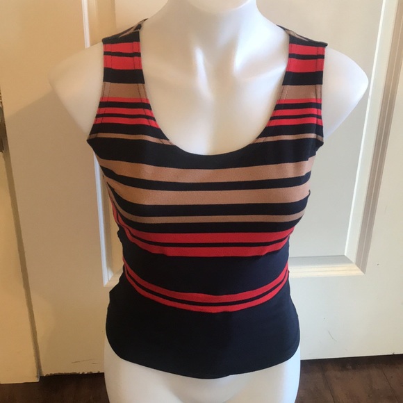 Joseph Ribkoff Striped Bolero & Crewneck Tank Top matching 2 Piece size 4 - Picture 6 of 11